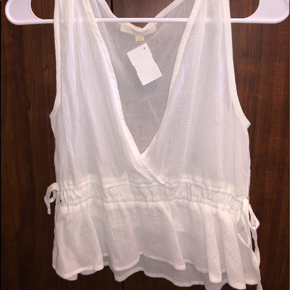 White tank top